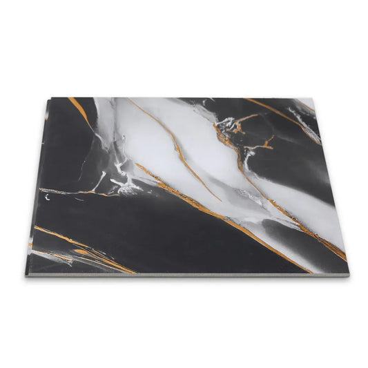 Panou decorativ, riflaj, polimer rigid, Naimeed D7609, Dimensiuni 270x30.5x0.45cm, Negru - 221.ro
