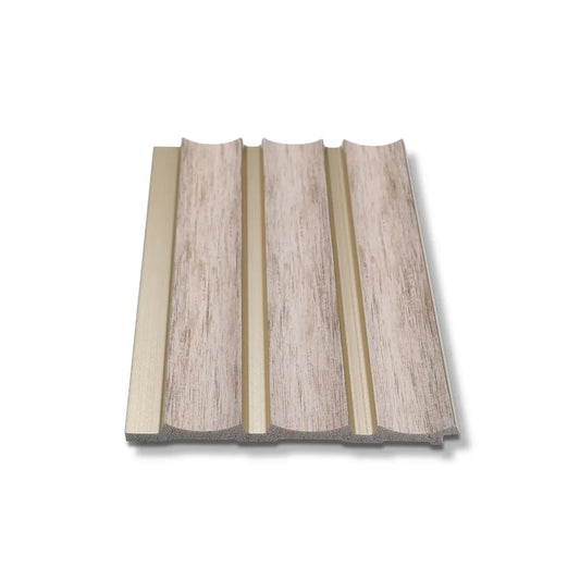 Panou decorativ, riflaj, polimer rigid, Naimeed D7622, Dimensiuni 270x16x1.2cm, Bej - 221.ro