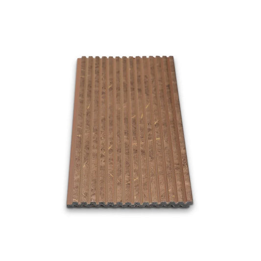 Panou decorativ, riflaj, polimer rigid, Naimeed D7629, Dimensiuni 270x11.6x0.6cm, Maro deschis - 221.ro