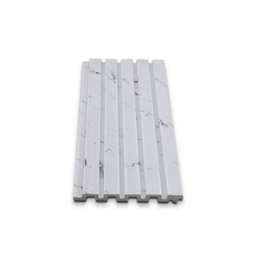 Panou decorativ, riflaj, polimer rigid, Naimeed D7631, Dimensiuni 270x11.8x1.1cm, Alb - 221.ro
