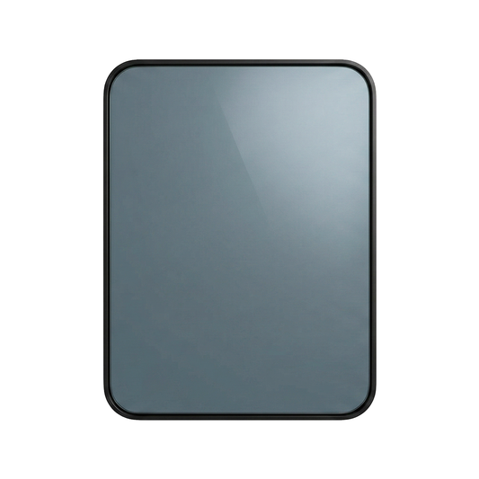 Oglinda Dreptunghiulara de Perete, Naimeed D7971, Rama din Aluminiu, 50x70cm, negru