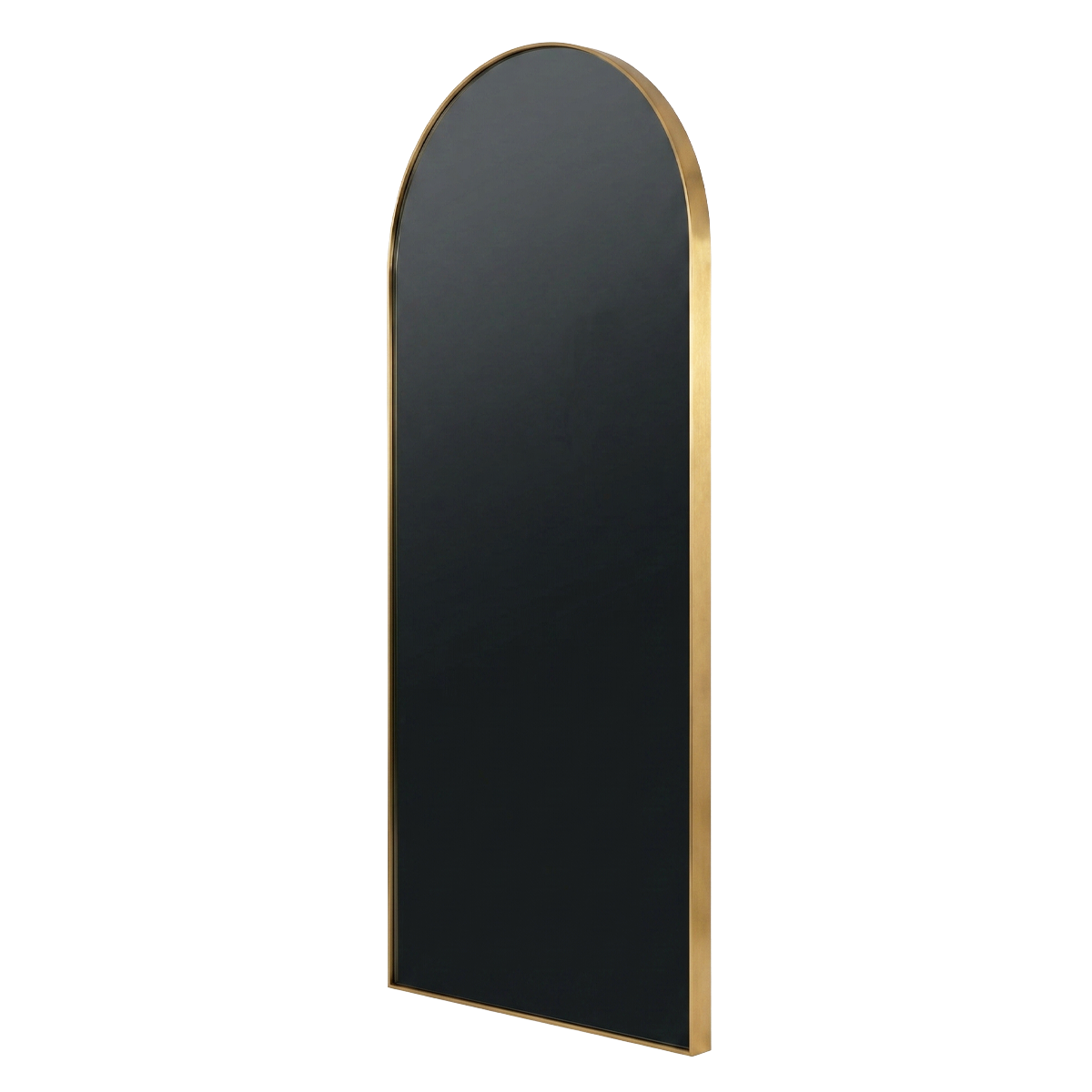 Oglinda Tip Arcada de Perete, Naimeed D7979, Rama din Aluminiu, 70x150cm, auriu