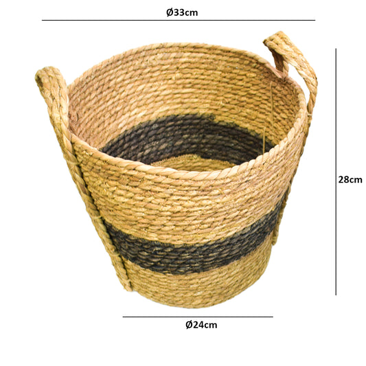 Cos Depozitare din Ratan, Model Impletit, Naimeed D800-M, 18L