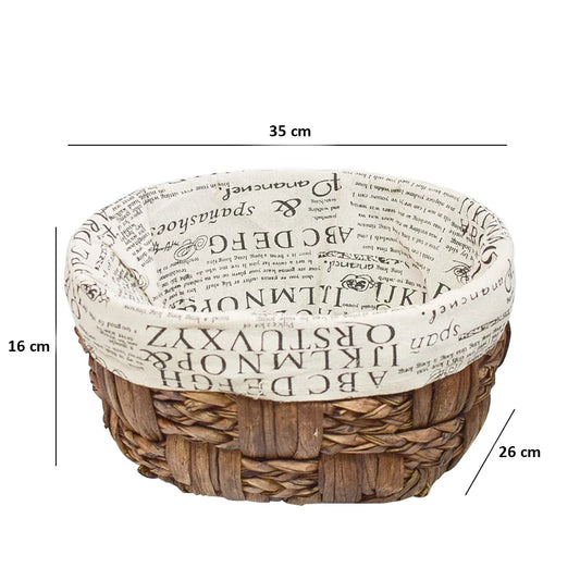 Cos Depozitare din Ratan, Model Impletit, Naimeed D815-M, 14L - 221.ro