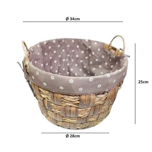 Cos Depozitare din Ratan, Model Impletit, Naimeed D817, 18L