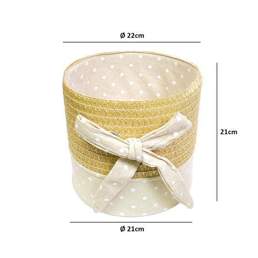 Cos Depozitare din Ratan, Model Impletit, Naimeed D832-M, 7.5L