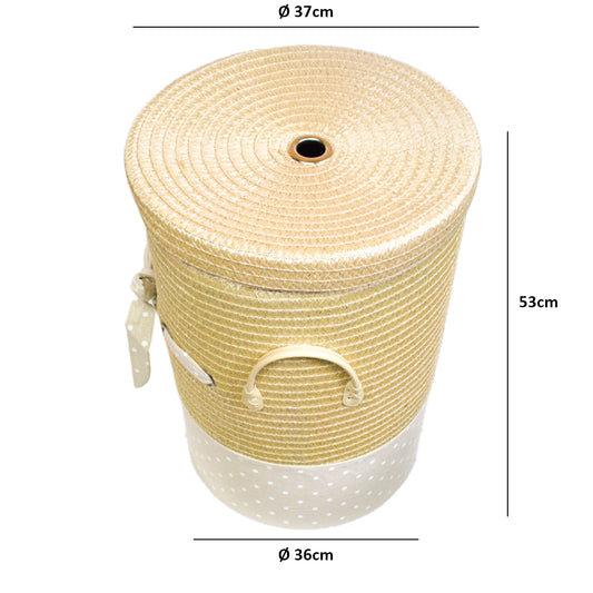 Cos Depozitare din Ratan, Model Impletit, Naimeed D832-XXL, 55L