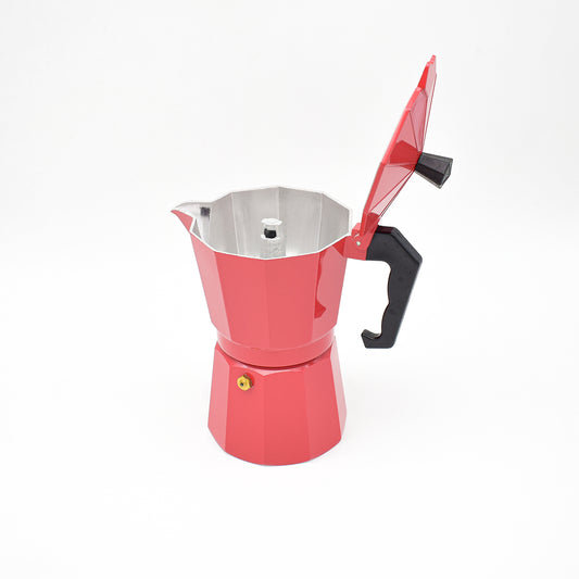 Cafetiera MOKA, 6 cafele, rosu, DC-3