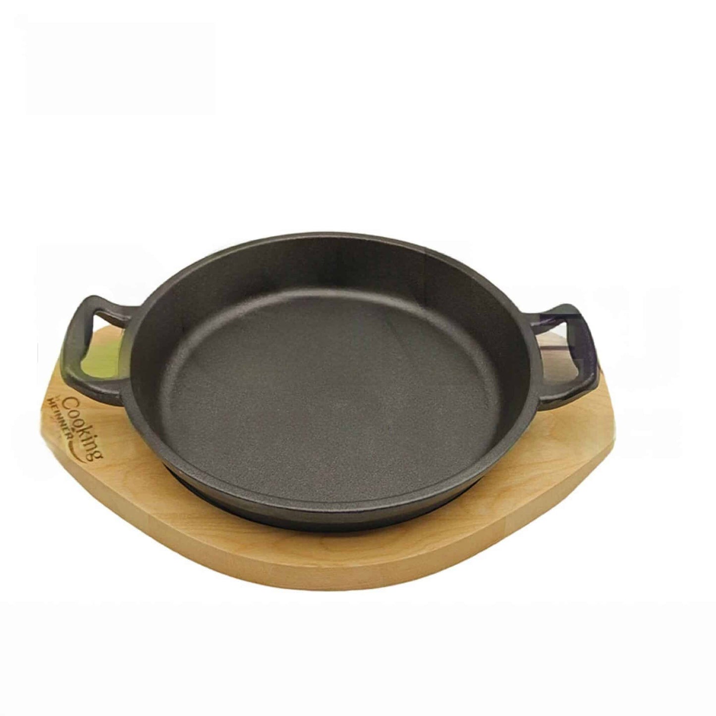 Tigaie din fonta pura plus suport din lemn, diametru 20cm HEINNER / DCN63551