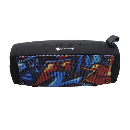 Boxa portabila NewRixing NR-3020, 1200mAh, Graffiti Style, D1271 - 221.ro