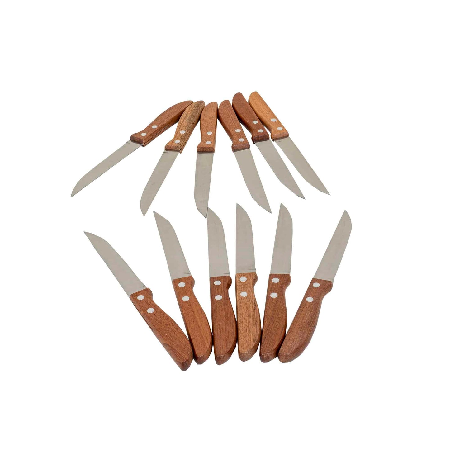 Set 12 cutite cu maner din lemn Z-TOOLS / DSY 1006_12
