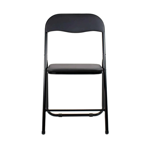 Masa plianta rotunda cu blat mdf, dimensiuni 60x65cm, alb (ZLN 6968) plus 2 x scaun bucatarie pliant (DSY 1115) / ZLN 6968_2S - 221.ro