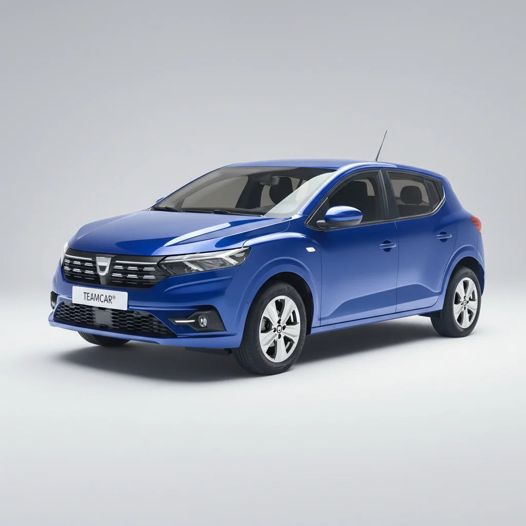 Set Covorașe Dacia Sandero III Hatchback 2020-prezent Compatibile | Red Edition – TeamCar®
