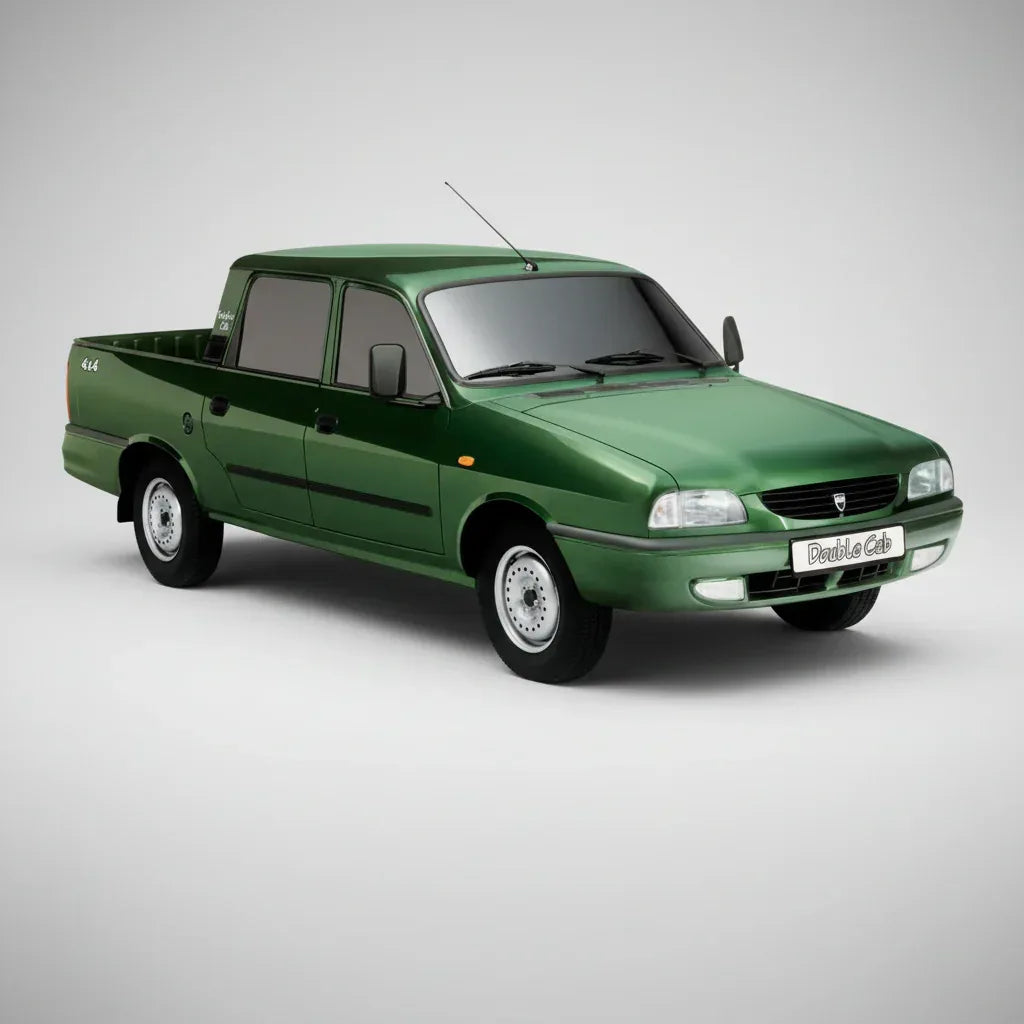 Covorase Tip Tavita Compatibile Dacia 1304 Pick-up Double Cab, Silver