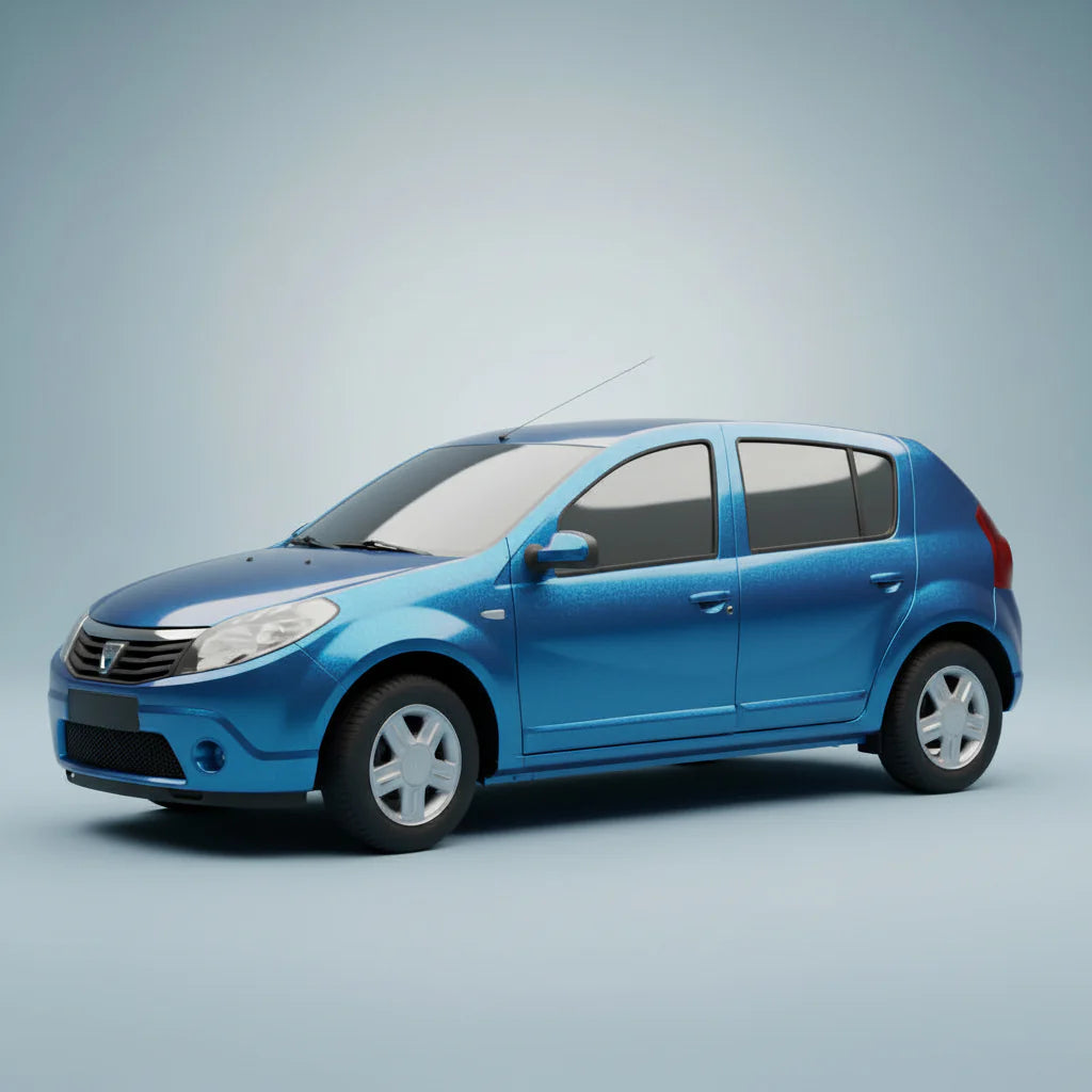 Covorase Tip Tavita Compatibile Dacia Sandero 2008-2012 , Red