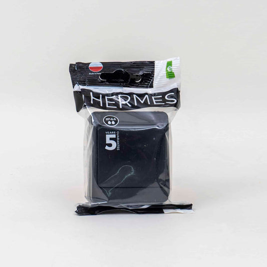 Intrerupator cap scara HERMES, negru 10A/250V, IP44 / ELPL-0331-09