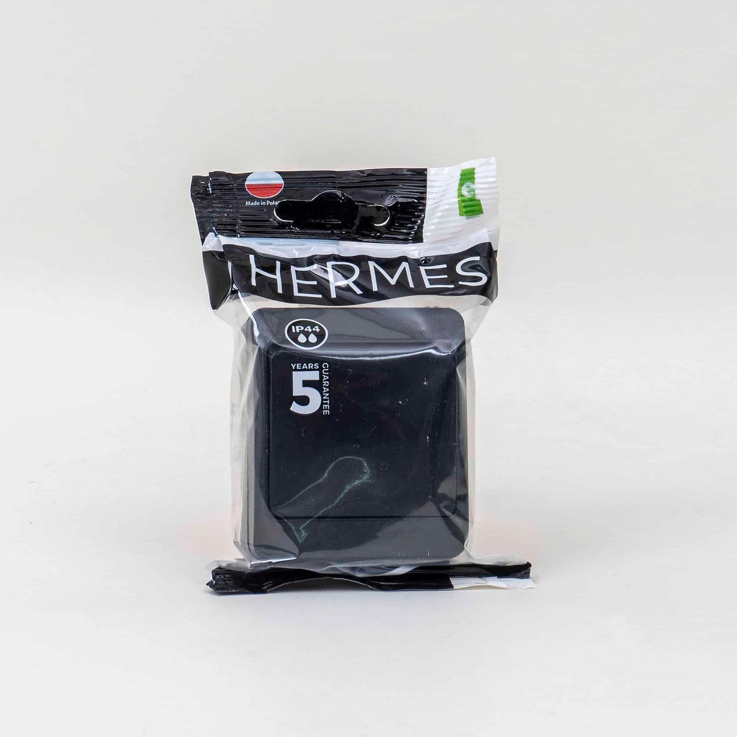 Intrerupator cap scara HERMES, negru 10A/250V, IP44 / ELPL-0331-09 - 221.ro
