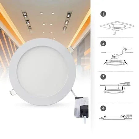 Set 2 spoturi led Horoz, Slim-15w, 6400k, 1500ml, 100-265v / EXT 056-003-0015 - 221.ro