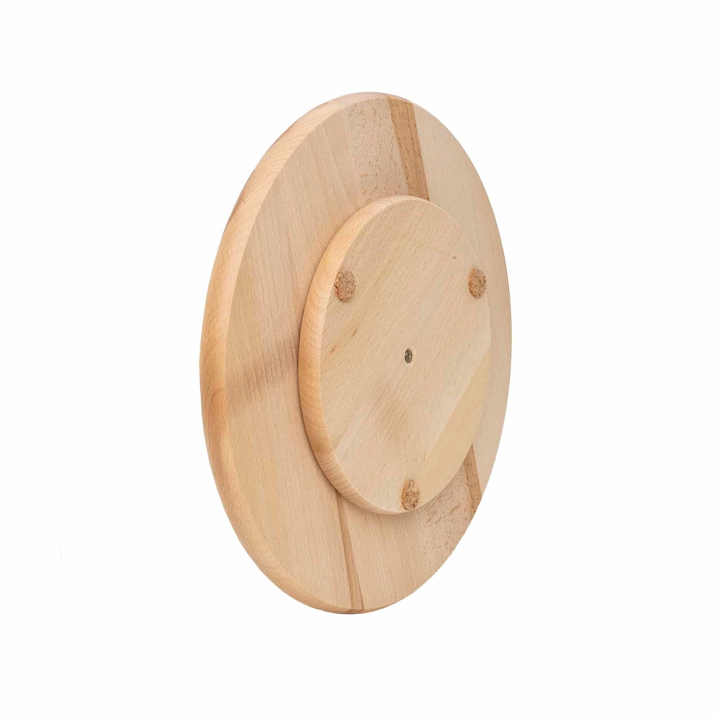 Tava rotativa pentru servire, din lemn de fag, cu 5 compartimente, diametru 33cm / EXT 10029 - 221.ro