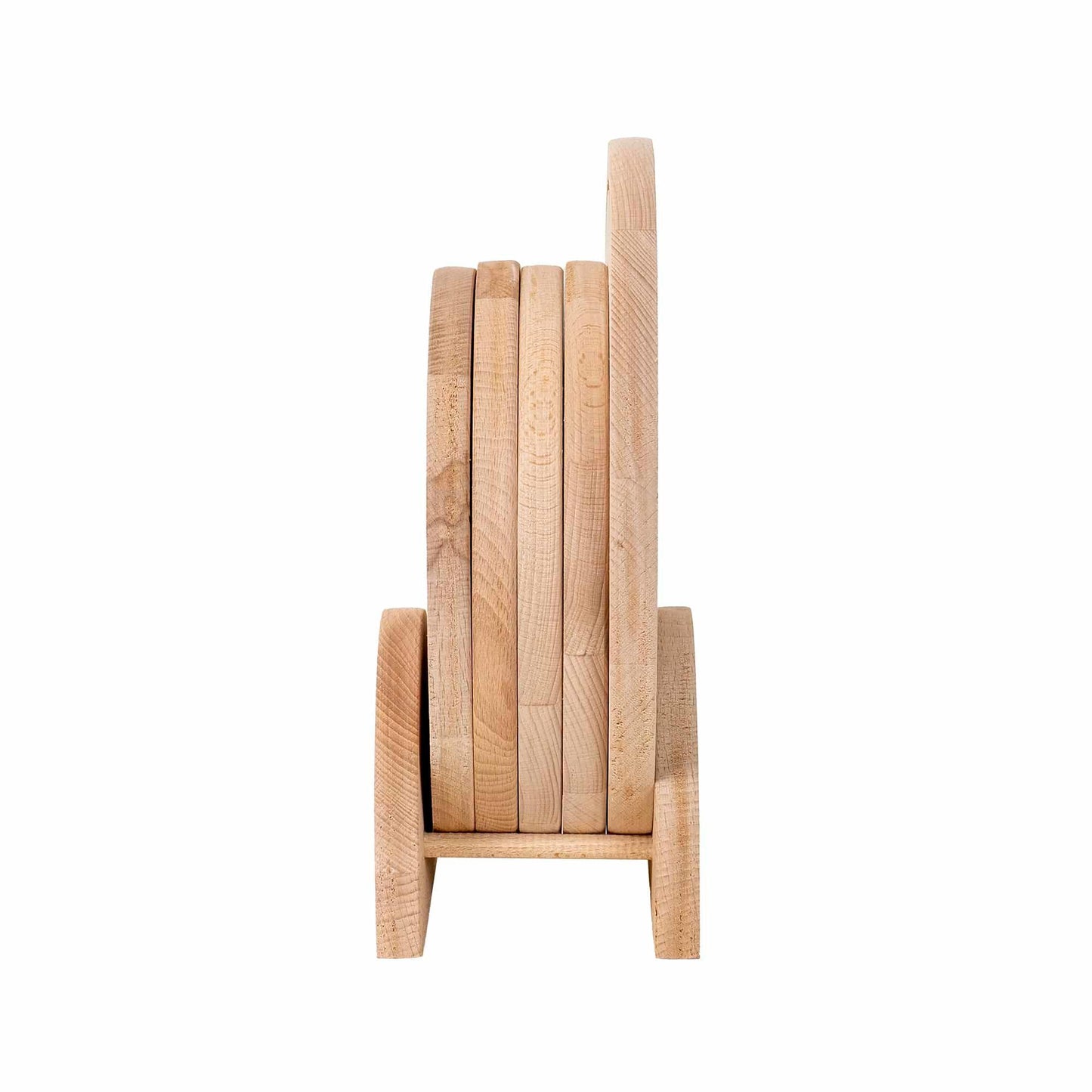Set 5 bucati tocator rotund plus suport / EXT 10144 - 221.ro