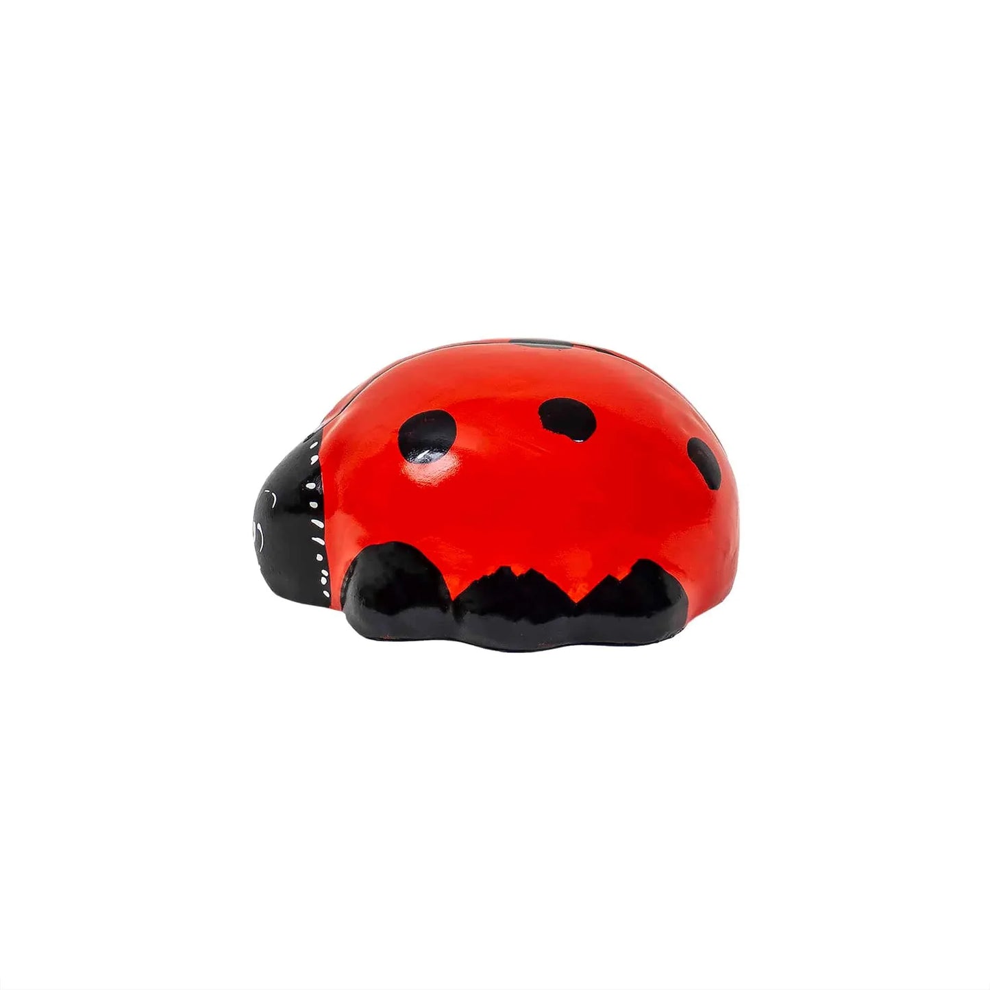 Decoratiune pentru gradina, din ceramica, model buburuza, inaltime 8cm, lungime 14cm / EXT 10209 - 221.ro