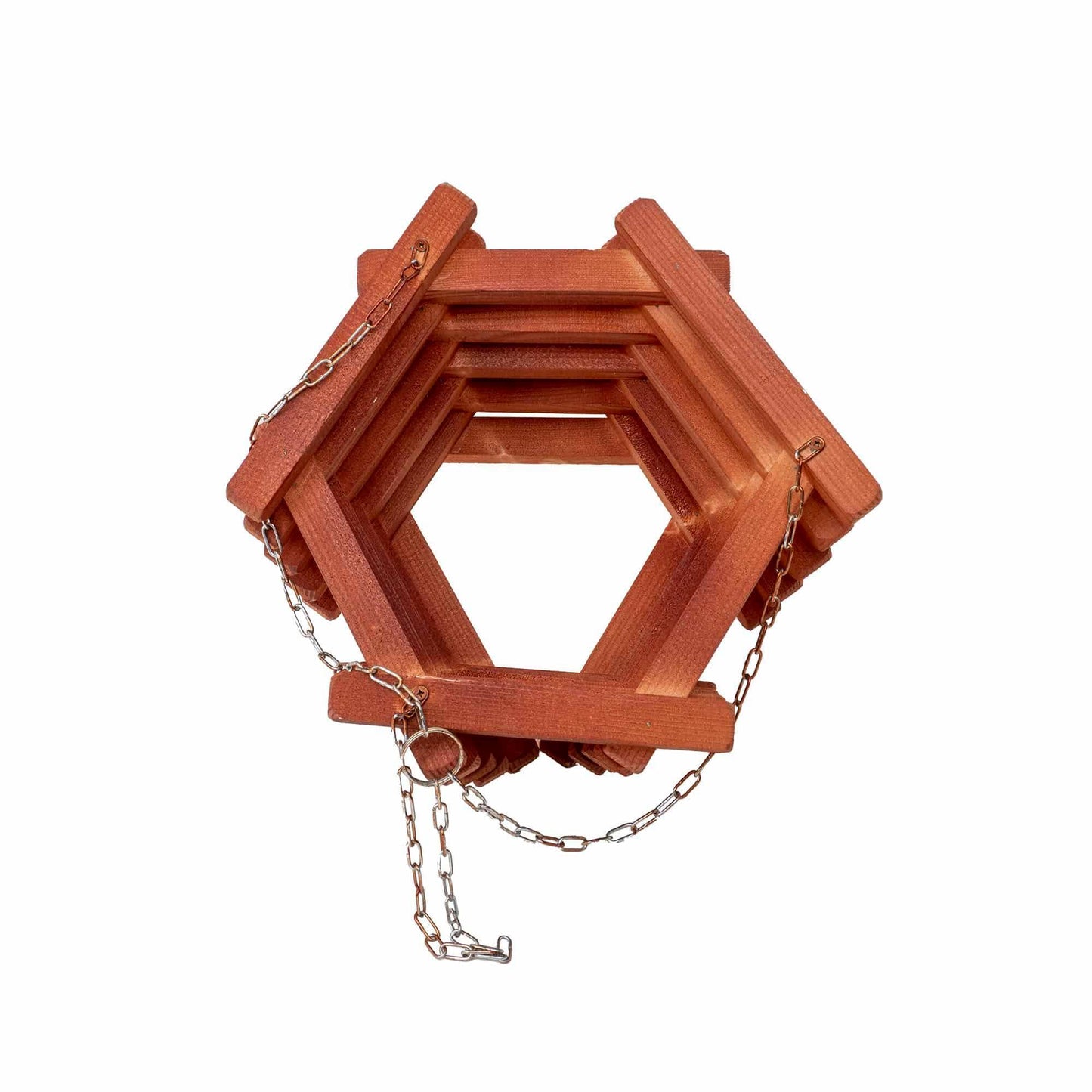Ghiveci de flori suspendat, din lemn, 30x15cm Z-TOOLS / EXT 10518 - 221.ro