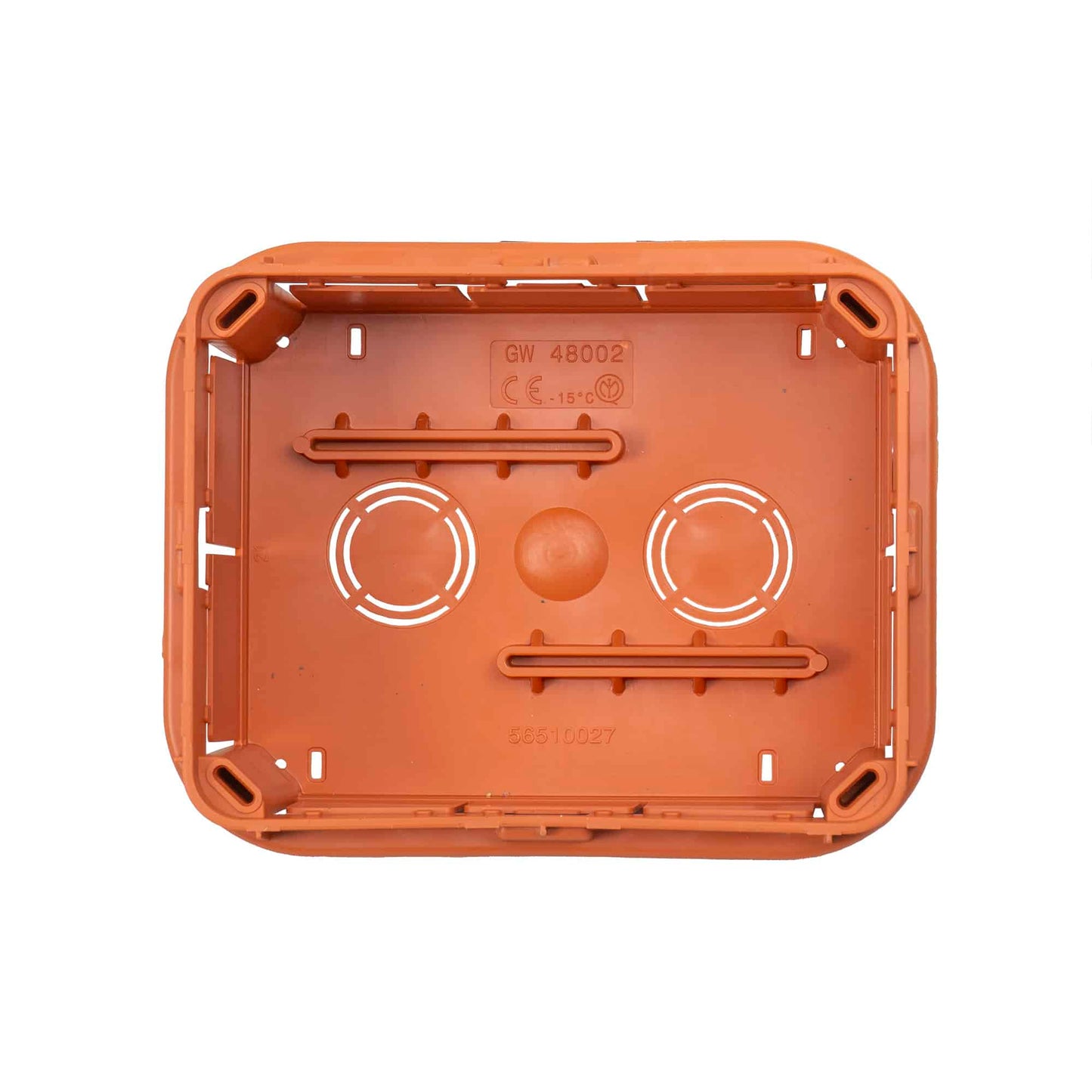 Doza de legatura cu capac, montaj incastrat, 118x96x50mm, Gw 48002 / EXT 10607