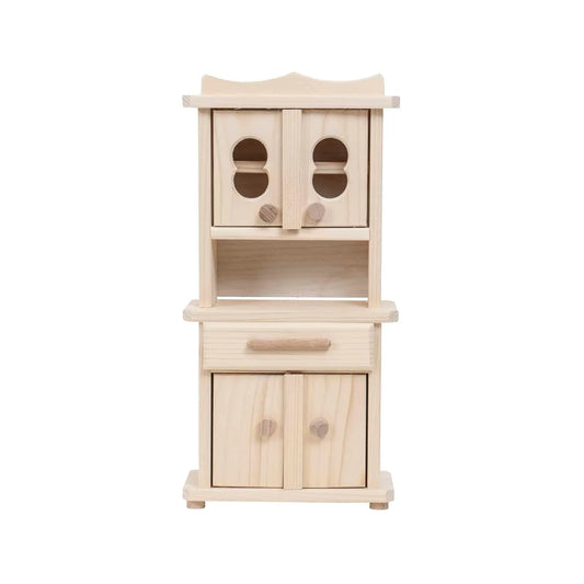 Mobila bucatarie din lemn pentru papusi, culoarea natur / EXT 10777 - 221.ro