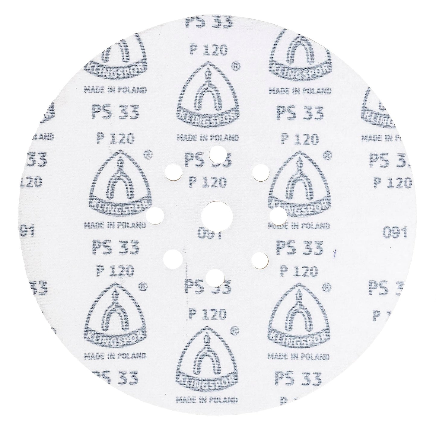 Disc autofixare Klingspor PS 33 CK, P120, 225mm / EXT 302046