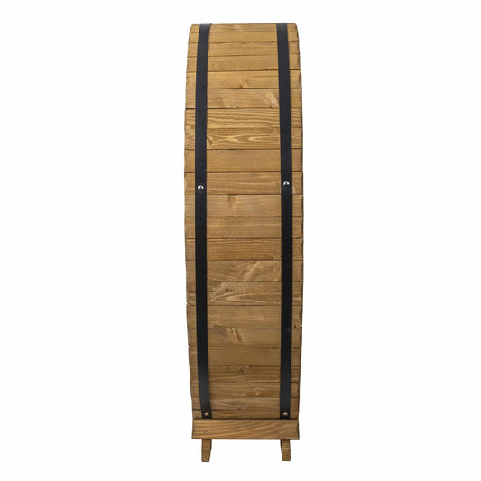 Suport 20 sticle de vin, din lemn de brad, inaltime 92cm / EXT 5666 - 221.ro