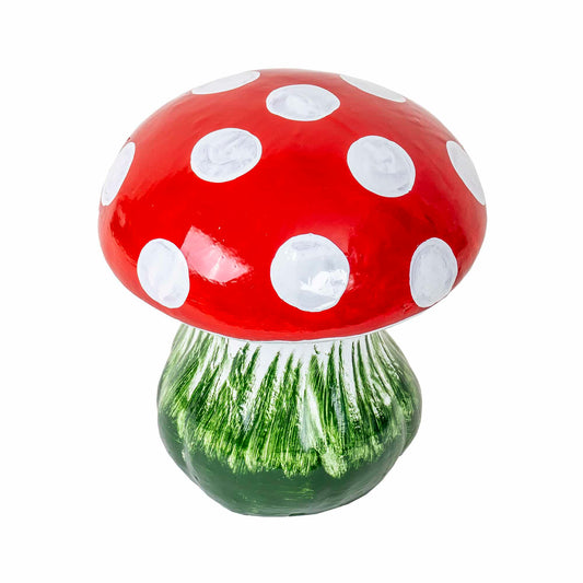 Ciuperca decorativa pentru gradina, din ceramica, inaltime 30cm / EXT 6074