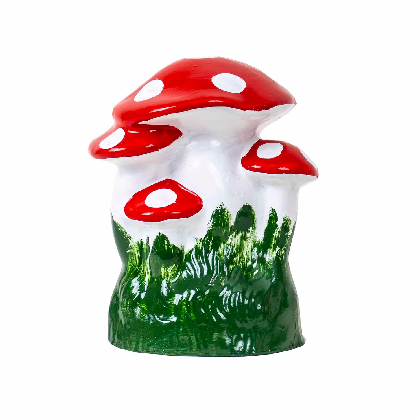 Ciuperca decorativa pentru gradina, din ceramica, inaltime 27cm, latime 25cm / EXT 6075