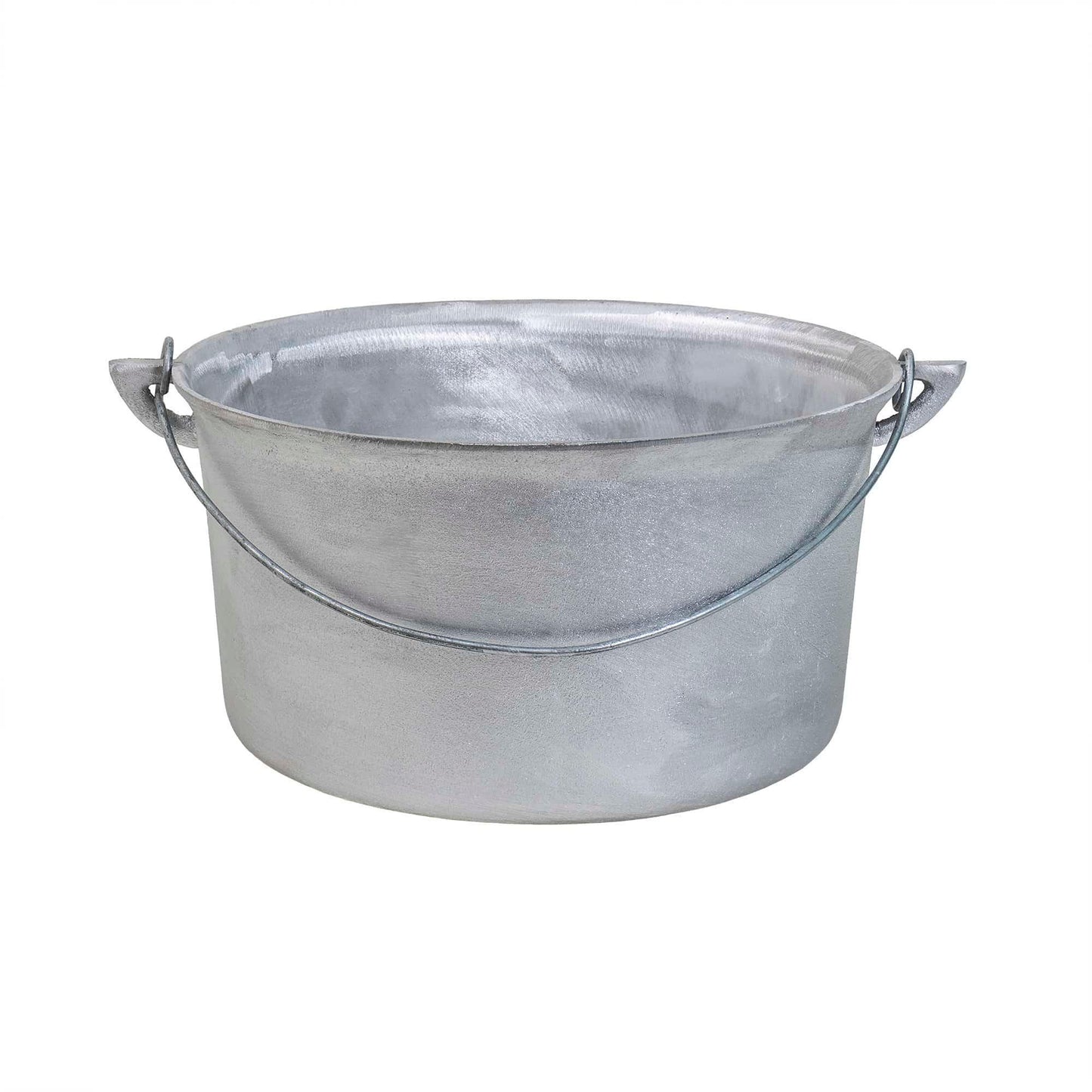 Ceaun tuci aluminiu alimentar, capacitate 10L, fund drept / EXT 6794_1 - 221.ro