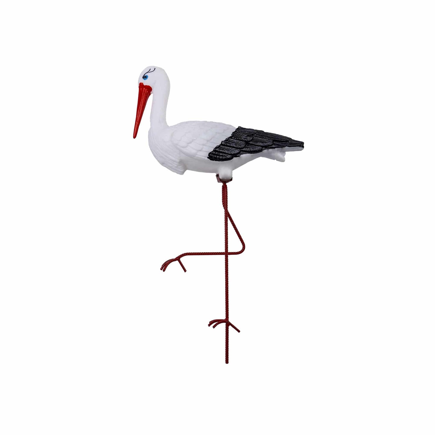 Pachet decor pentru gradina din plastic, flamingo, lebada si barza / EXT 10245 - 221.ro