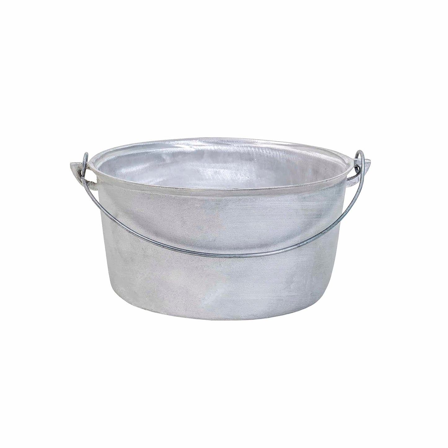 Ceaun tuci din aluminiu alimentar, capacitate 3.5L, fund drept / EXT 8019