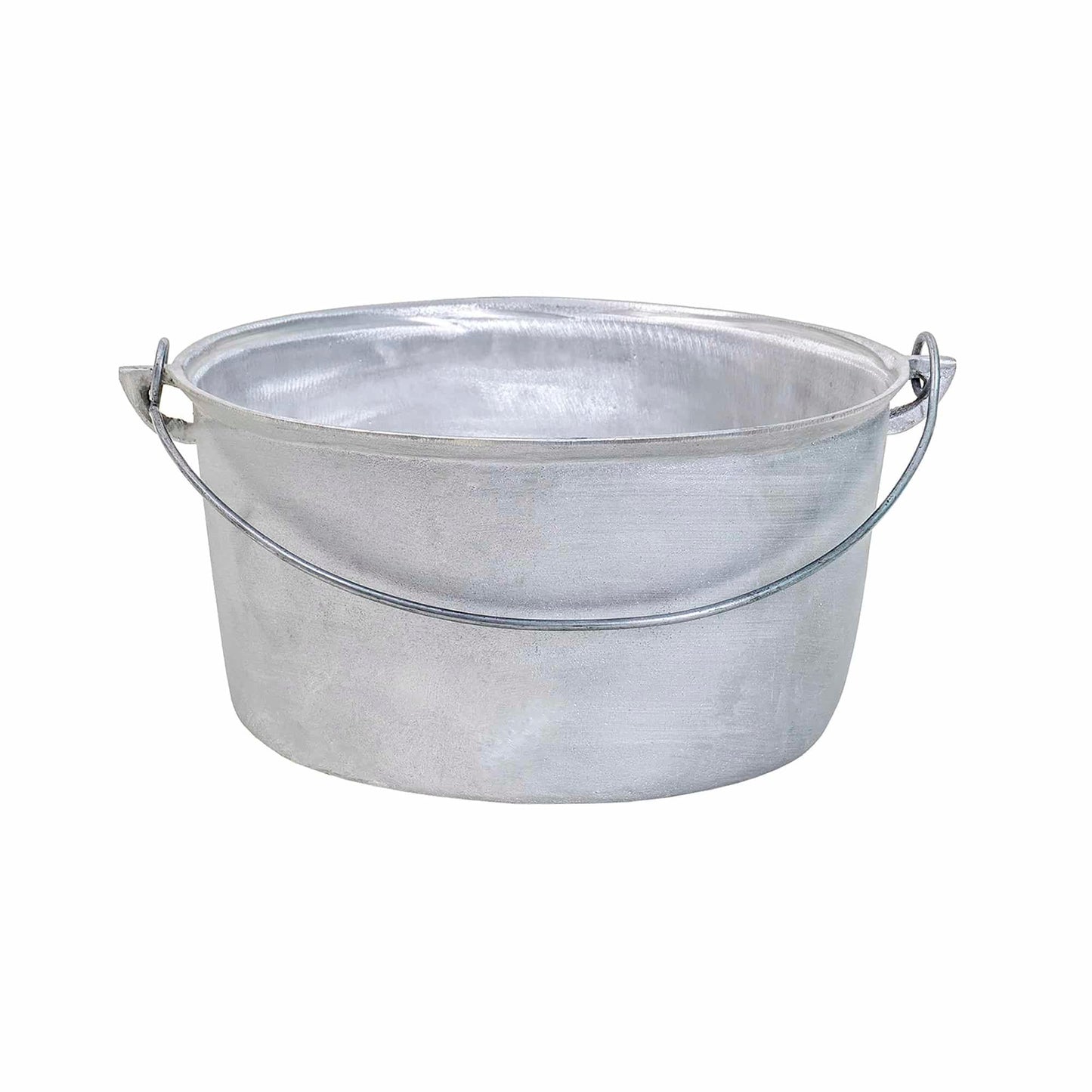 Ceaun tuci aluminiu alimentar, capacitate 22L, fund drept / EXT 8025 - 221.ro