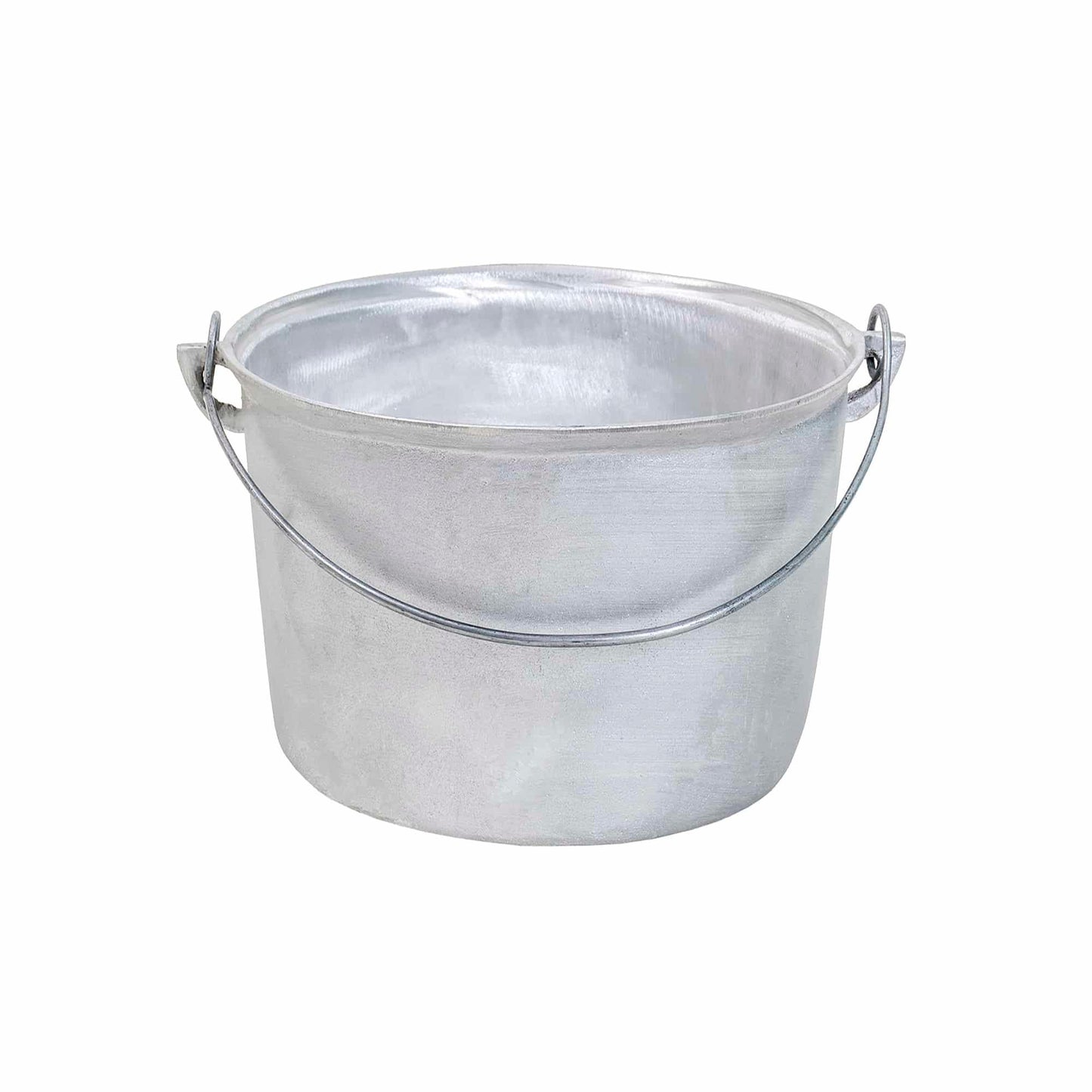 Ceaun tuci aluminiu alimentar, capacitate 5L, fund drept inalt / EXT 8041_2 - 221.ro