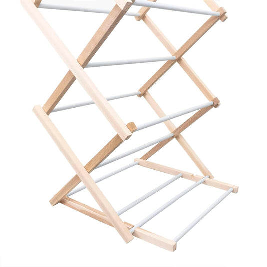 Uscator de rufe din lemn 178x54cm pliabil / EXT 8086 - 221.ro