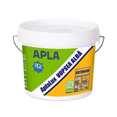 Vopsea lavabilă exterior, 5 L, APLA LUX, Alb / EXT10135