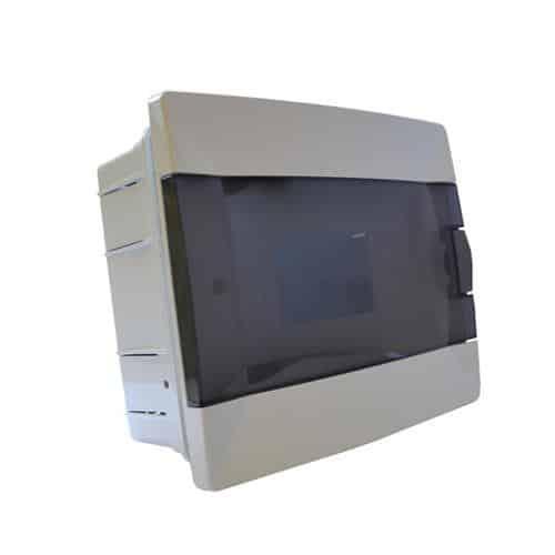 Tablou sigurante cu 8 module, ingropat TEB-8A, alb HOROZ / EXT600-000-801 - 221.ro