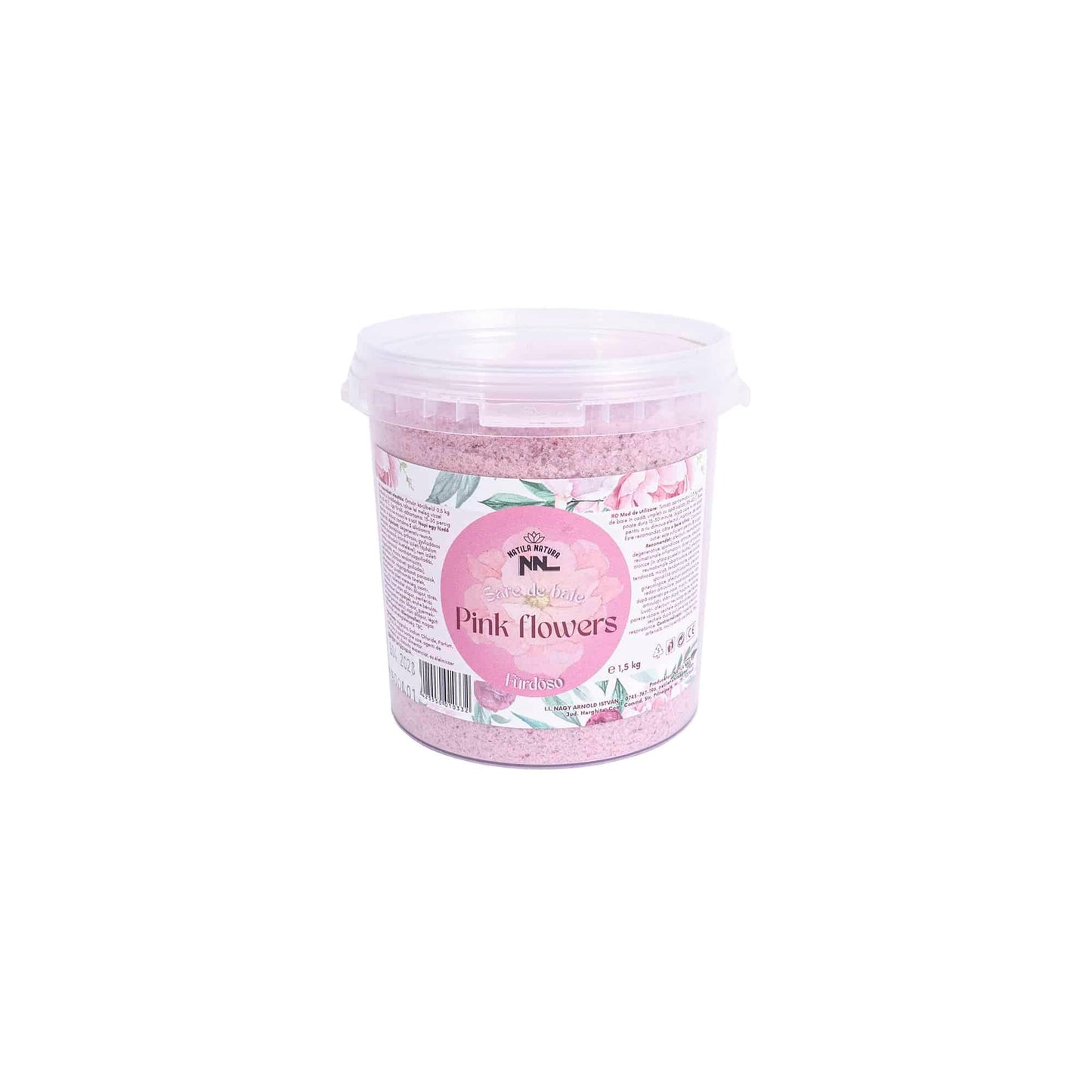 Sare de baie, galetusa de 1.5kg, aroma pink flowers Z-TOOLS / EXT9968 - 221.ro
