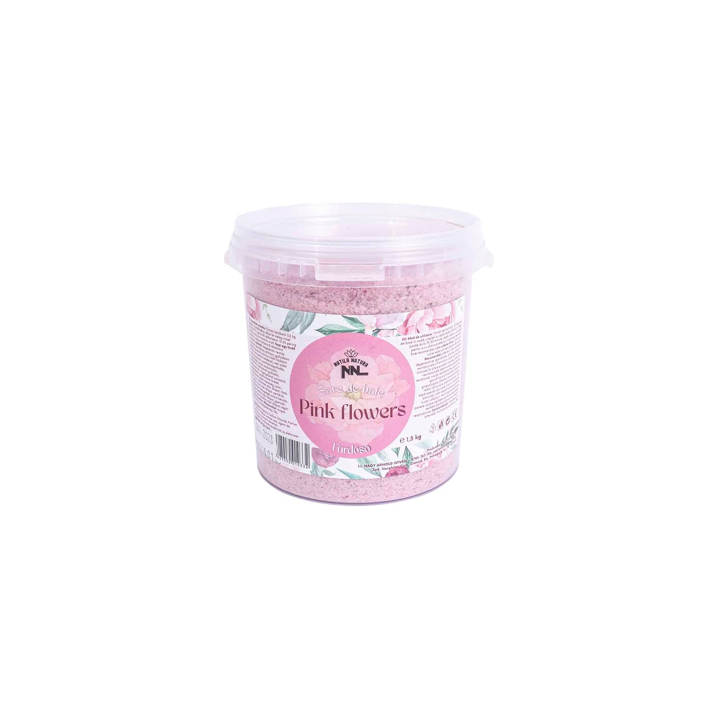 Sare de baie, galetusa de 1.5kg, aroma pink flowers Z-TOOLS / EXT9968