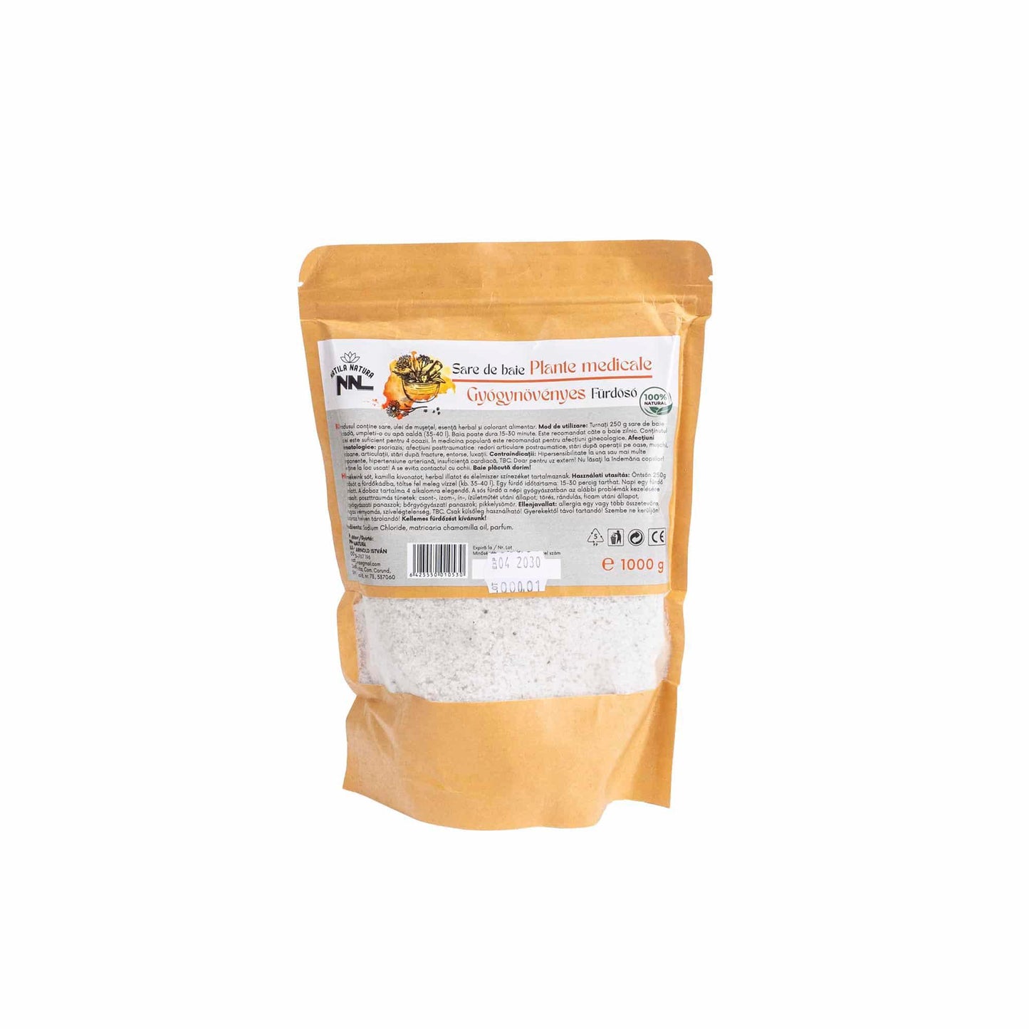 Sare de baie, punga de 1kg, aroma plante medicinale Z-TOOLS / EXT9981 - 221.ro