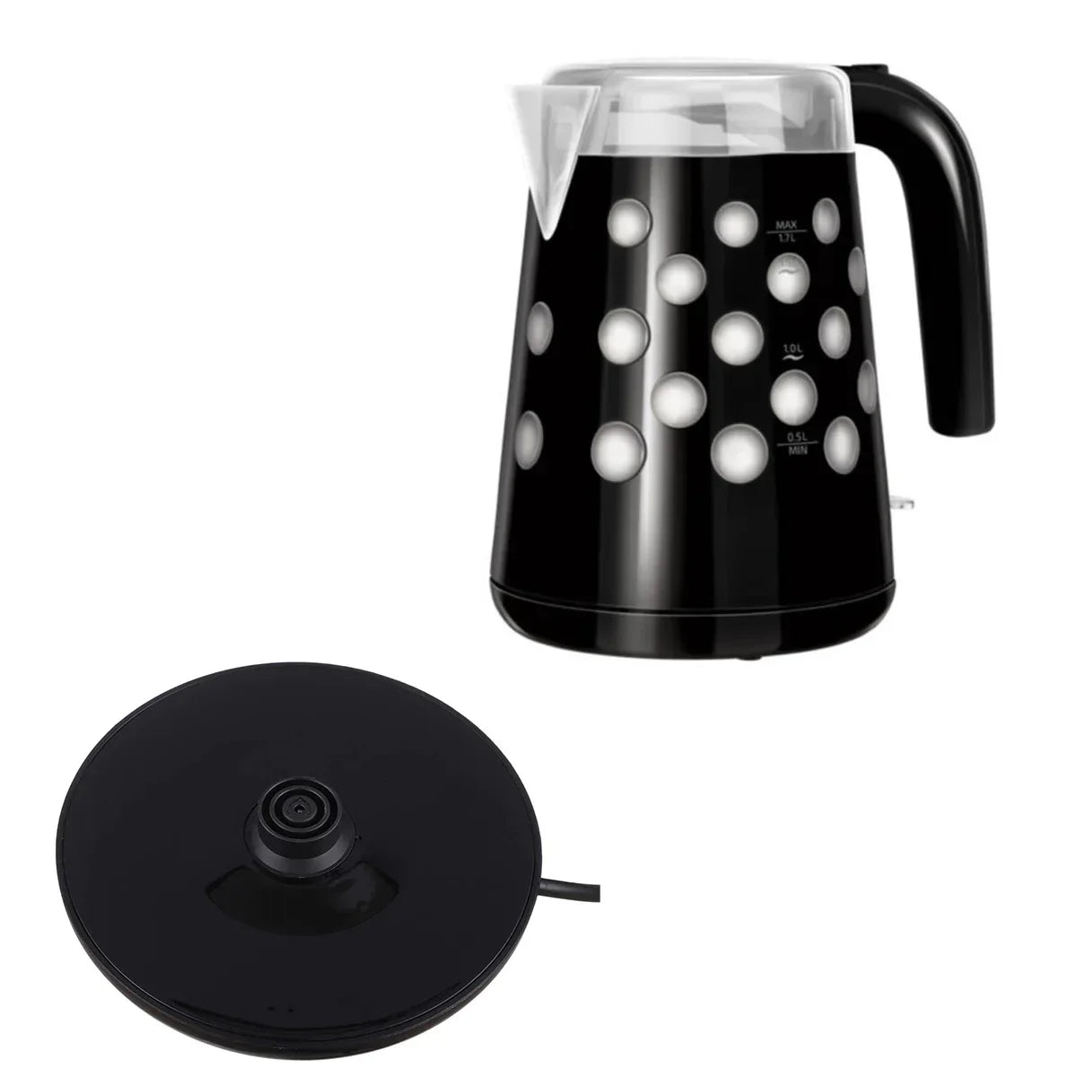 Fierbator apa, Sokany FK-1621A, 1850W, capacitate 1.7L, control temperatura, indicator luminos, Negru - 221.ro