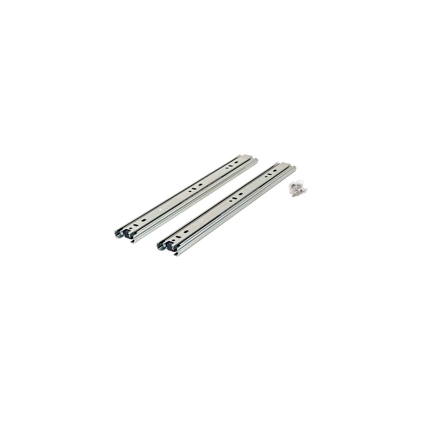 Set 2 glisiere pentru sertar cu bile, lungime 300mm, argintiu Z-TOOLS / G35001-300