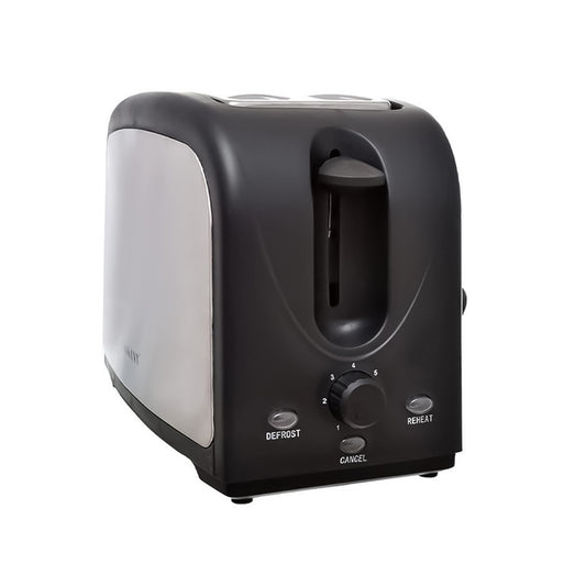 Prajitor de paine Sokany HJT-008S, 800 W, 2 felii, Grad de rumenire ajustabil, Functie dezghetare, Negru/Inox - 221.ro