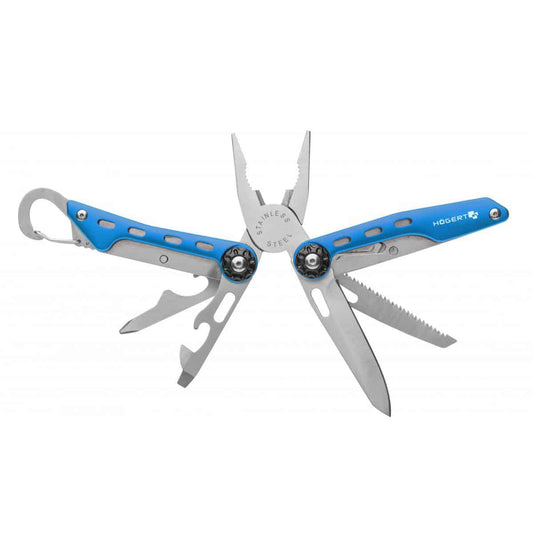 Cleste multifunctional cu 10 instrumente, cu husa de protectie si depozitare HOGERT / HT1P070