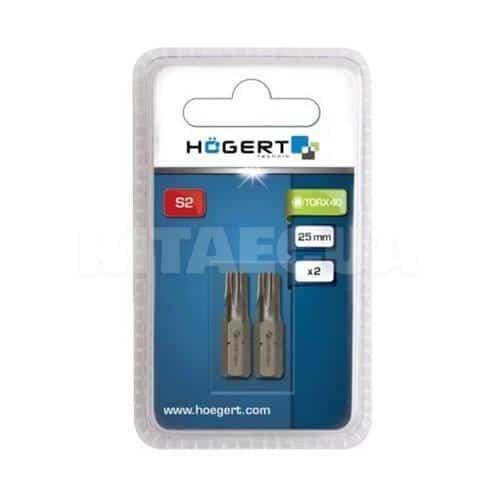 Set 2 bucati, bit-uri pentru surubelnita, TORX 40 SLIM, 25mm HOGERT / HT1S367 - 221.ro