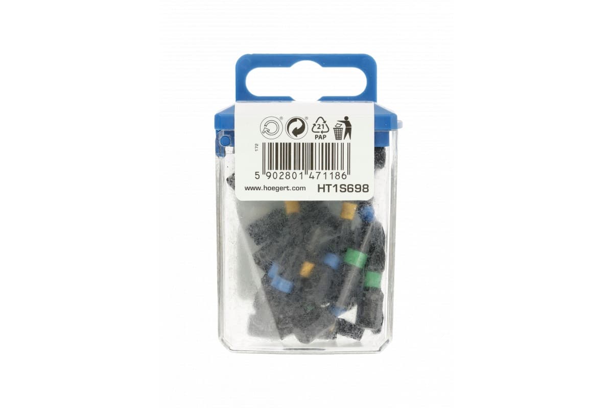 Set 20 biti de impact mixt 25mm HOGERT / HT1S698