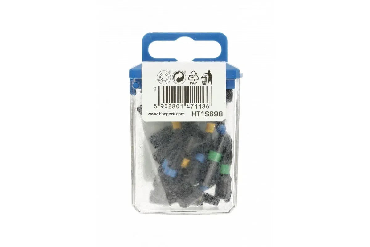 Set 20 biti de impact mixt 25mm HOGERT / HT1S698 - 221.ro